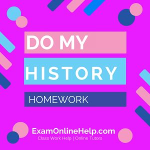 Do my History Homework