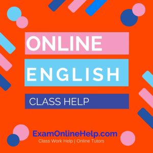 Online English Class Help