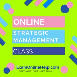 Online Strategic Management Class