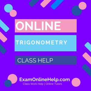 Online Trigonometry Class Help