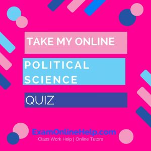 Take My Online Political Science Quiz